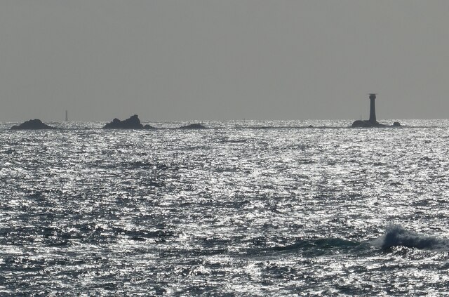 Longships And Distant Wolf Rock Rob Farrow Cc By Sa