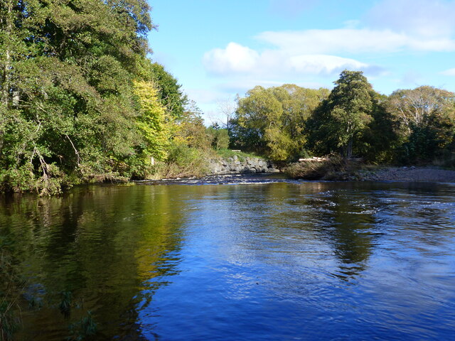 Whiteadder Water Looking Downstream From Ruth Sharville Cc By Sa