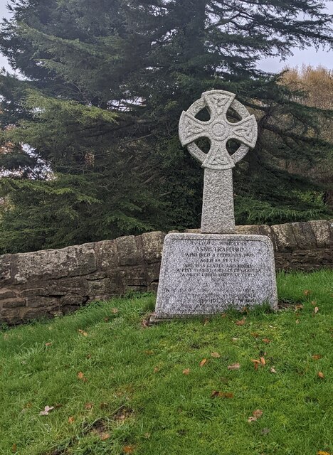 Celtic Cross Headstone Marstow Jaggery Geograph Britain And