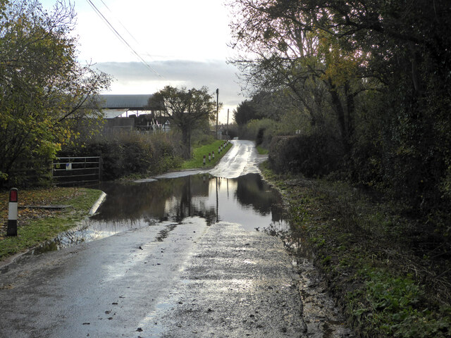 Flood Church Lane Whittington Chris Allen Cc By Sa 2 0 Geograph