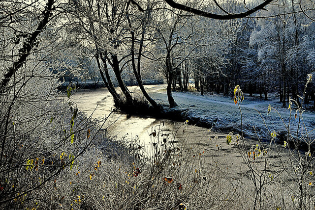 Icy Along The Camowen River Kenneth Allen Cc By Sa 2 0 Geograph