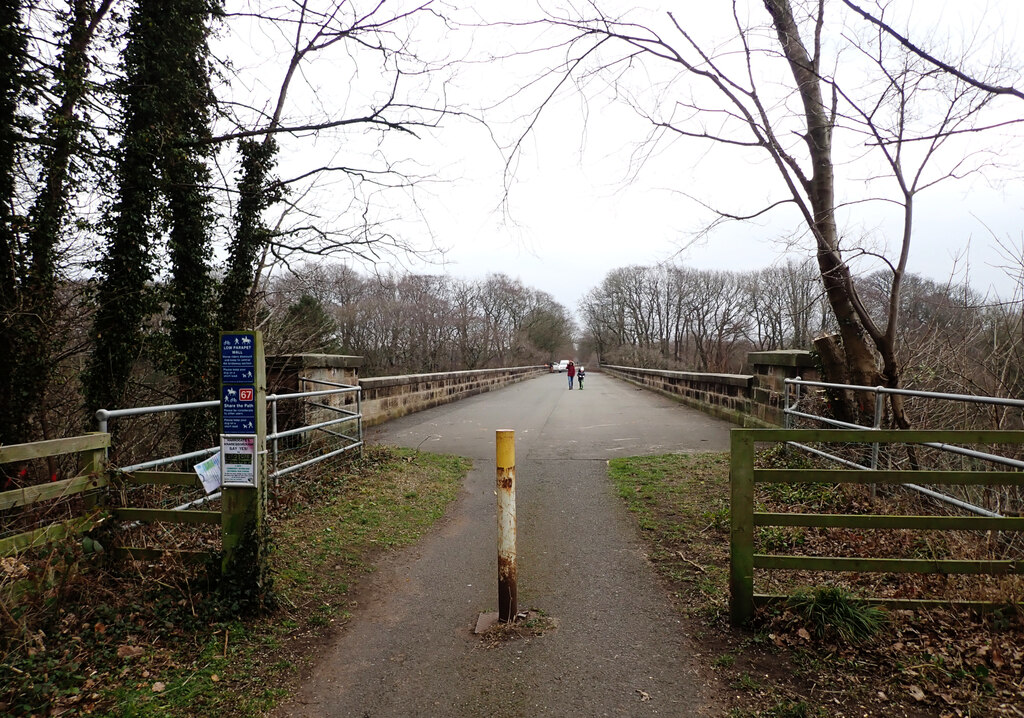 The Nidderdale Greenway Crossing Nidd Habiloid Cc By Sa