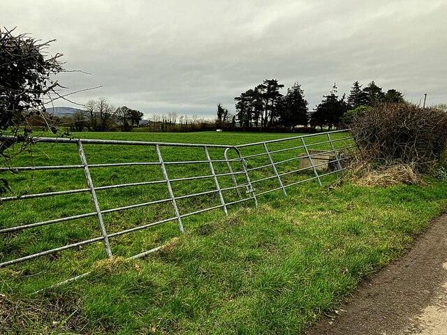 Sloping Gates Along Cappagh Road Kenneth Allen Cc By Sa 2 0