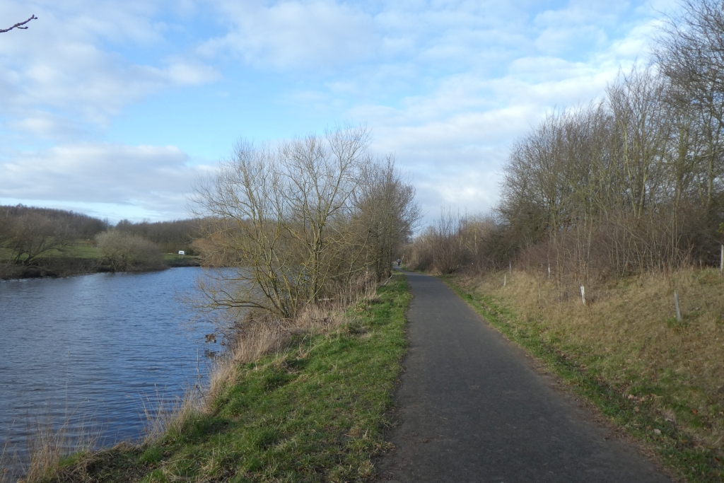 Cycle Path And River Calder DS Pugh Cc By Sa 2 0 Geograph Britain