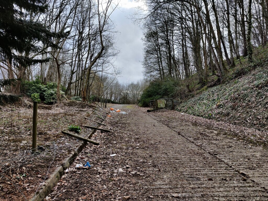 Former Access Road To The Disused Mat Fascione Cc By Sa