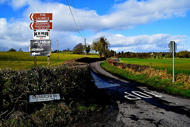 Cavanacaw Road Cavanacaw Lower Kenneth Allen Cc By Sa 2 0