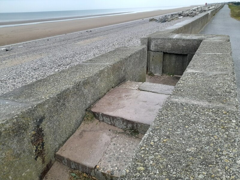 Sea Wall Steps Adrian Dust Cc By Sa Geograph Britain And Ireland