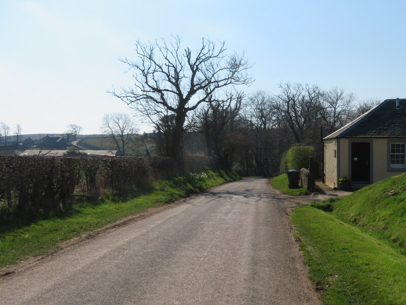 Country Road At Annsfield M J Richardson Cc By Sa 2 0 Geograph