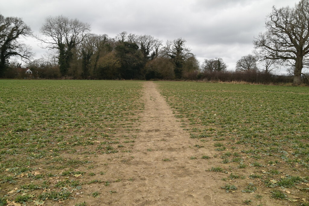 Footpath Across Field N Chadwick Geograph Britain And Ireland