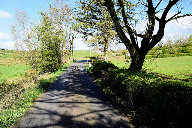 Shadows Along Tullycunny Road Kenneth Allen Geograph Britain And