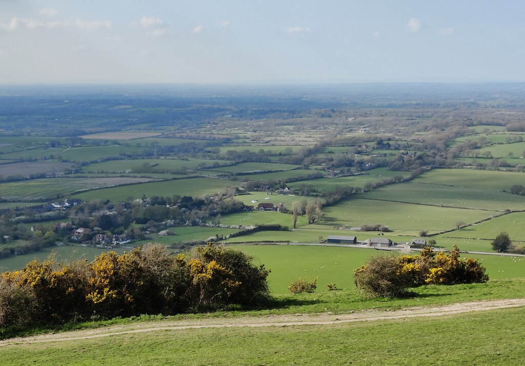 View From Devil S Dyke Across The Low Mat Fascione Geograph