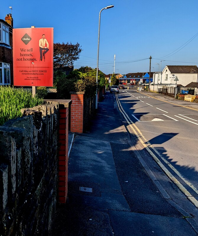 Clarke Board Pillmawr Road Malpas Jaggery Cc By Sa 2 0