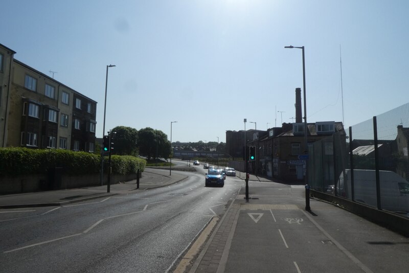 Cycle Superhighway On Barkerend Road DS Pugh Cc By Sa 2 0 Geograph