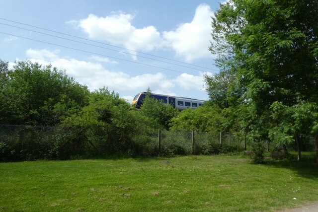 Train Passing Lemonroyd Marina DS Pugh Geograph Britain And Ireland