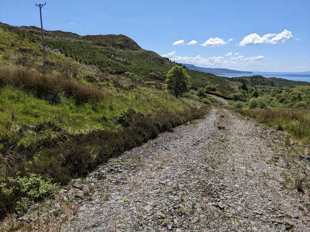 A Forestry Road Not Shown On The Os Map David Medcalf Geograph