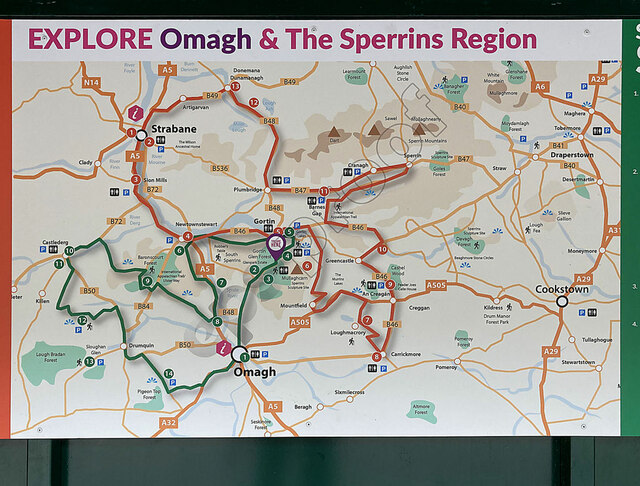 Explore Omagh The Sperrins Region Kenneth Allen Geograph Ireland