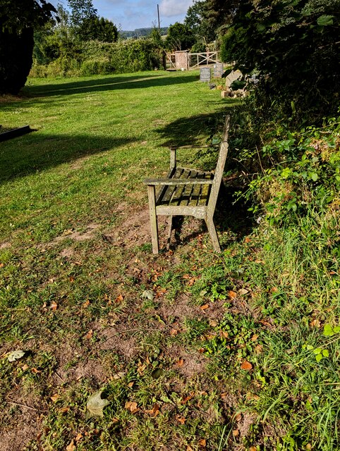 Wooden Bench In The Churchyard Holme Jaggery Cc By Sa