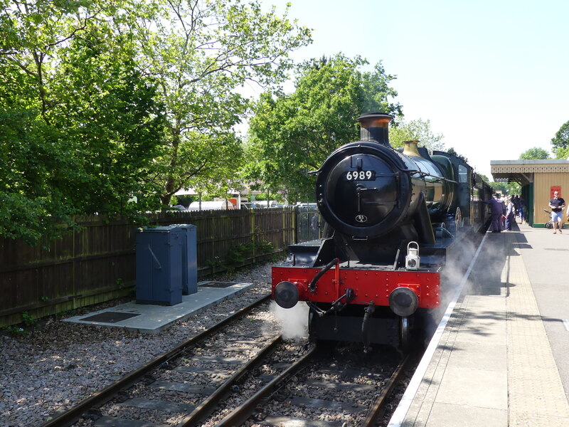 Steam Engine Hauling A Passenger Train Ruth Sharville Cc By Sa