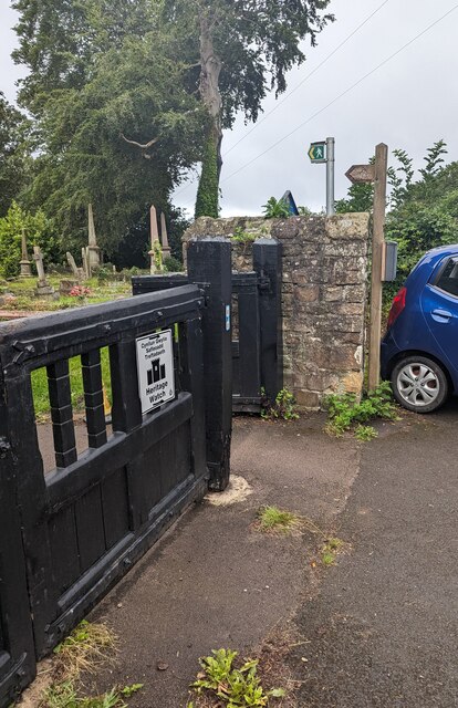 Churchyard Entrance Gates Llanfrechfa Jaggery Cc By Sa