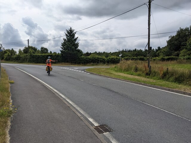 A Road Junction Near Rhostyddn Fach David Medcalf Geograph Britain