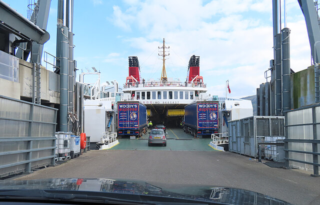 Embarking On The Ferry Anne Burgess Cc By Sa Geograph Britain