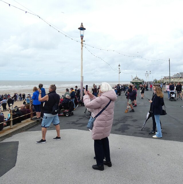 Watching The Blackpool Air Show Gerald England Cc By Sa 2 0