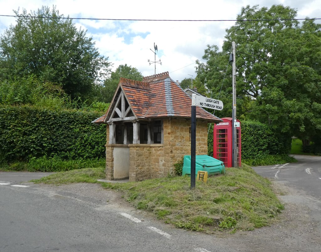 Shelter And Telephone Box West Milton Roger Cornfoot Geograph