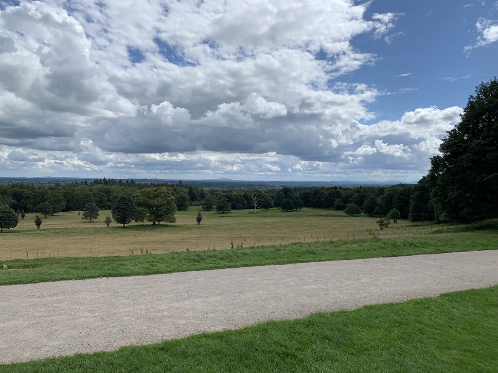 View ESE From Chirk Castle Grounds Richard Hoare Geograph Britain