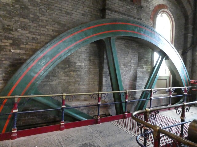 Crossness Prince Consort Flywheel Rob Farrow Cc By Sa 2 0