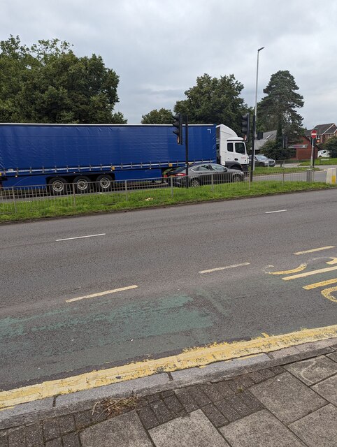 Tesco Articulated Lorry Malpas Newport Jaggery Cc By Sa 2 0