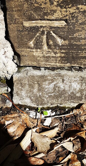 Benchmark On Wall On East Side Of Roger Templeman Cc By Sa