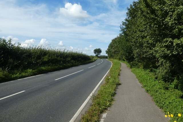 Cycle Path Along Barmby Road DS Pugh Geograph Britain And Ireland