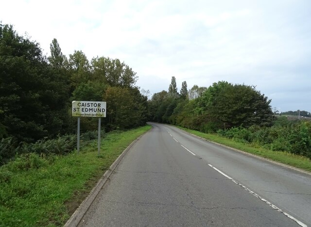 Entering Caistor St Edmund JThomas Geograph Britain And Ireland