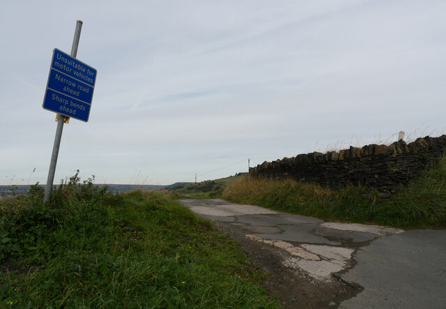 Siddal Top Lane Siddal Halifax Habiloid Geograph Britain And Ireland