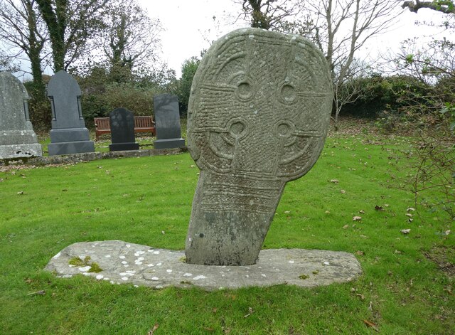 St Adamnan Lonan Manx Cross A Basher Eyre Geograph Britain And