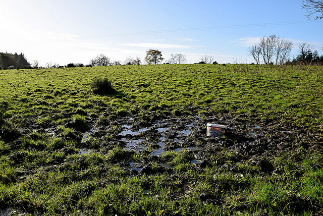 A Muddy Field Drumnakilly Kenneth Allen Geograph Ireland