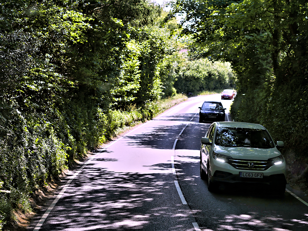 A392 Eastbound Towards White Xross David Dixon Cc By Sa 2 0