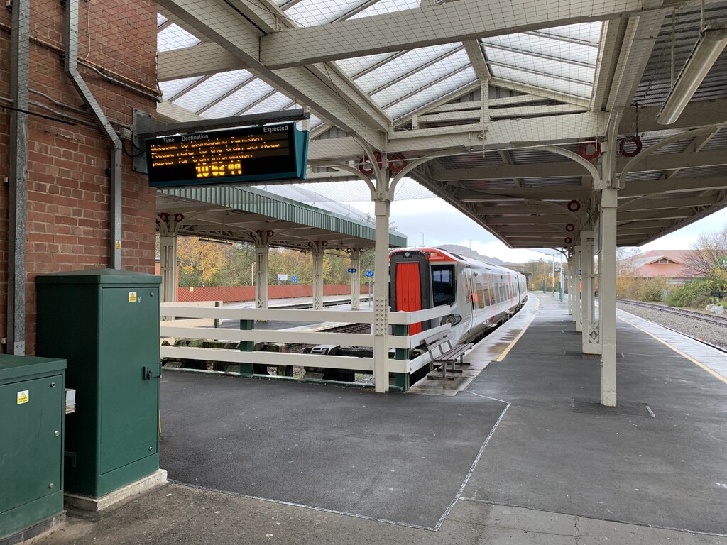 The To Holyhead Is About To Depart Richard Hoare Geograph