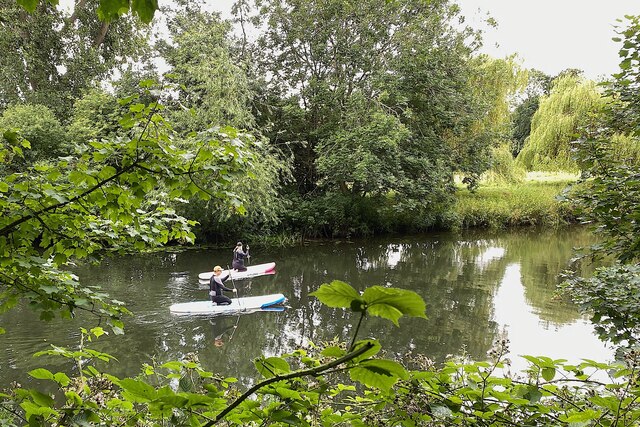 Paddleboarding River Avon Warwick Robin Stott Cc By Sa