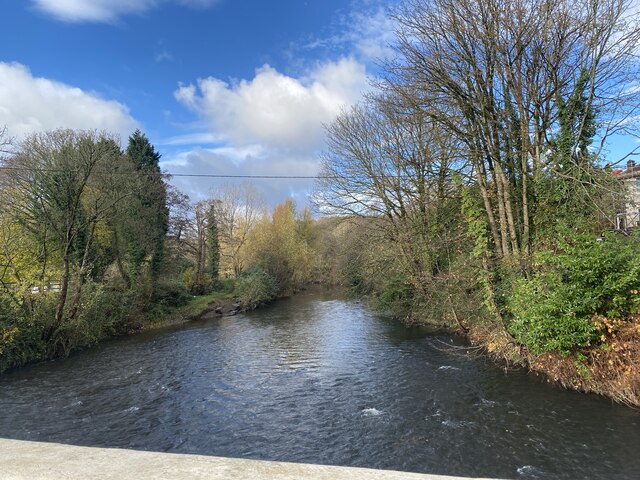 Afon Ebbw From Pont Ebbw Alan Hughes Geograph Britain And Ireland