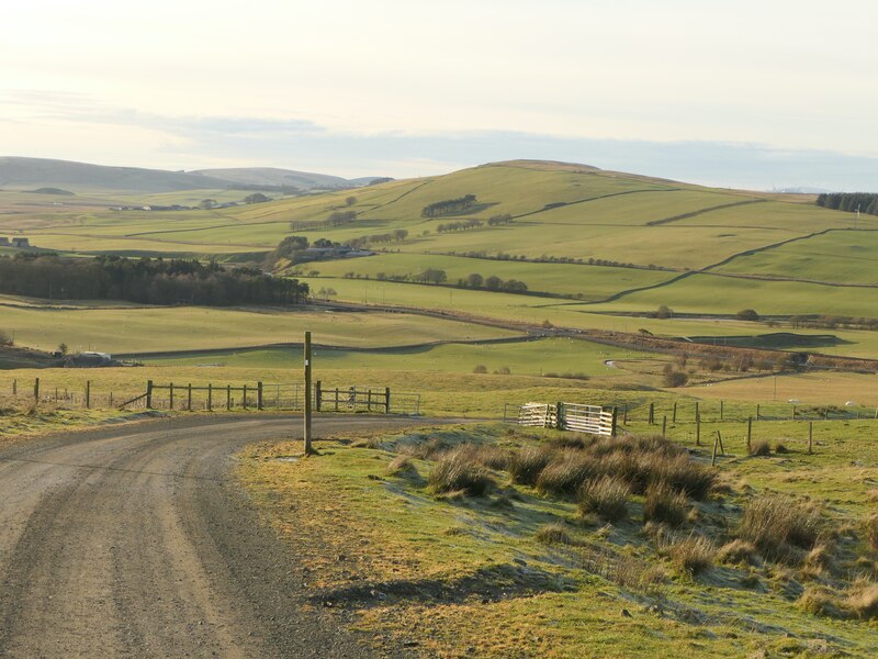 Wind Farm Road Woodend Richard Webb Cc By Sa Geograph Britain