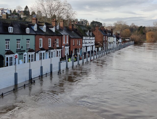 Flood Defences Along Severn Side North Mat Fascione Geograph