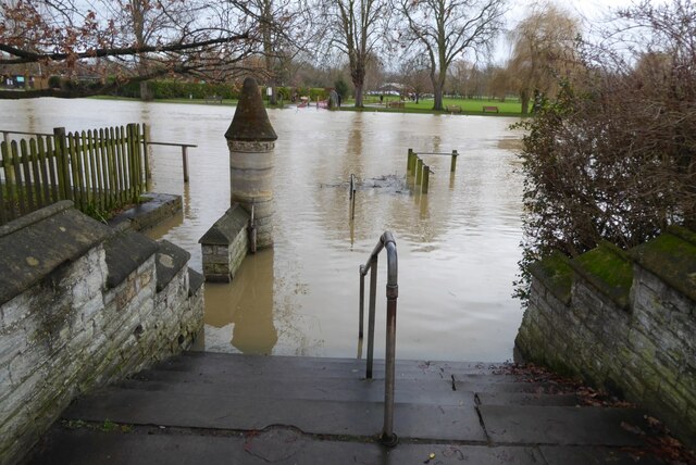 Flooded River Avon Philip Halling Geograph Britain And Ireland