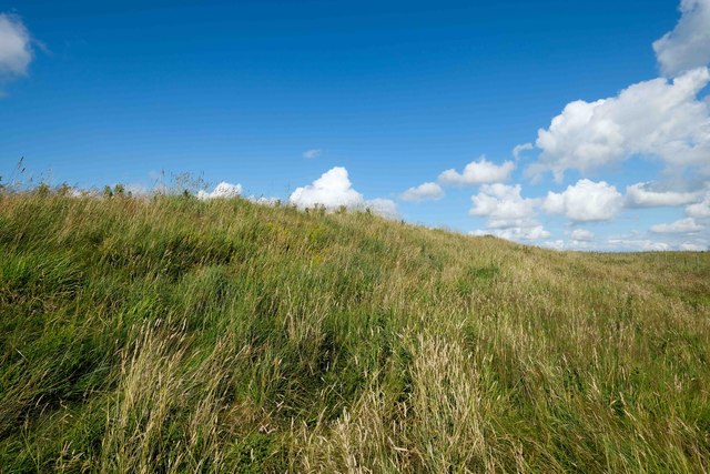 Carrawburgh Rampart And Ditch Jeff Buck Geograph Britain And Ireland