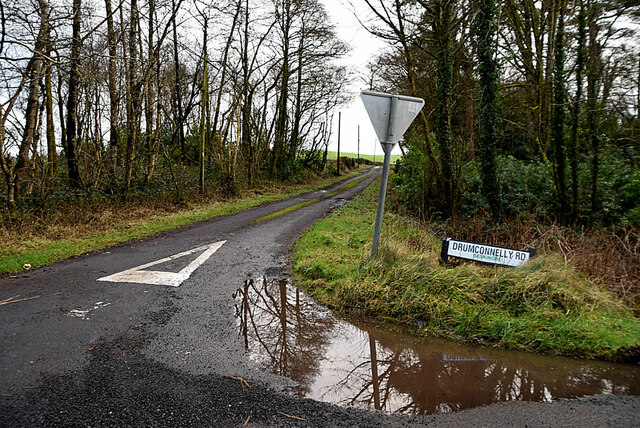 Drumconnelly Road Seskinore Kenneth Allen Geograph Britain And