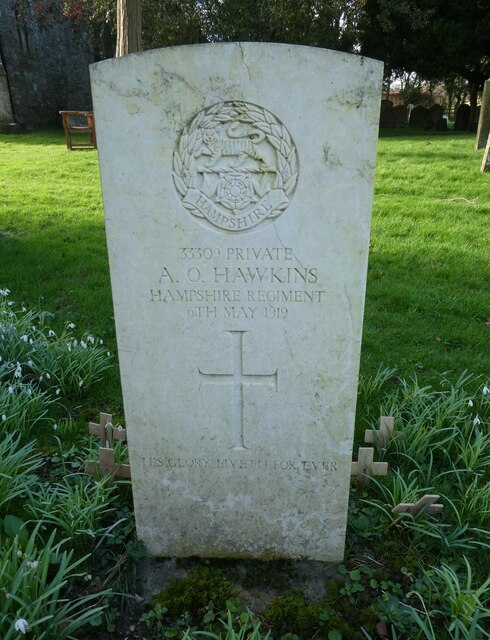 Ogbourne St George CWGC Grave In The Basher Eyre Geograph