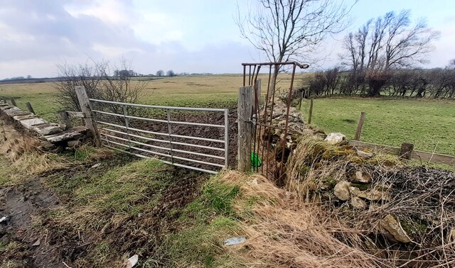 Fields On North Side Of A595 SW Of Old Roger Templeman Geograph