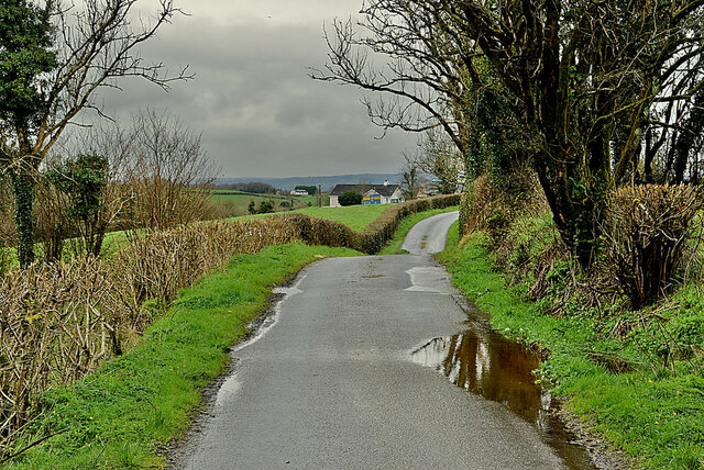 Water Lying Along Castleroddy Road Kenneth Allen Cc By Sa