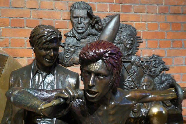 David Bowie Sculpture Philip Halling Geograph Britain And Ireland