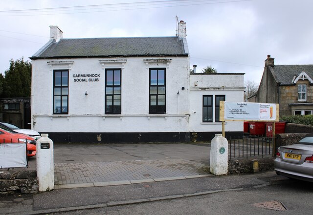 Carmunnock Social Club Richard Sutcliffe Geograph Britain And Ireland